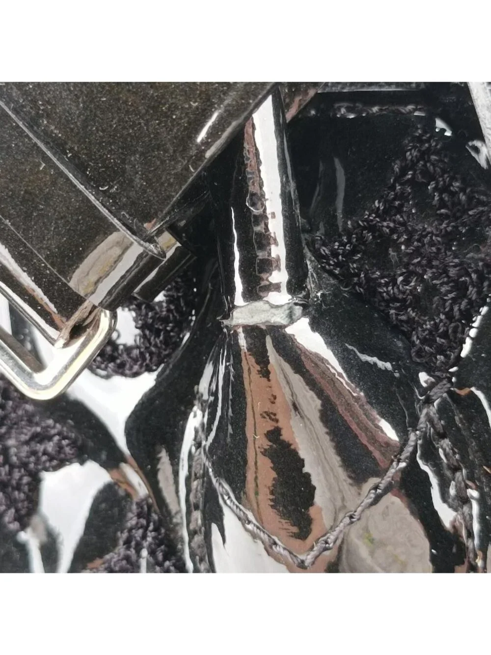 Louis Vuitton Lockit Noir Vernis Embroidery